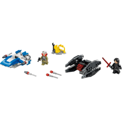 A-Wing vs. TIE Silencer Microfighters (75196)