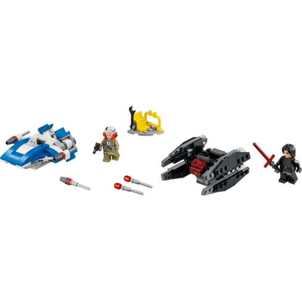 A-Wing vs. TIE Silencer Microfighters (75196)