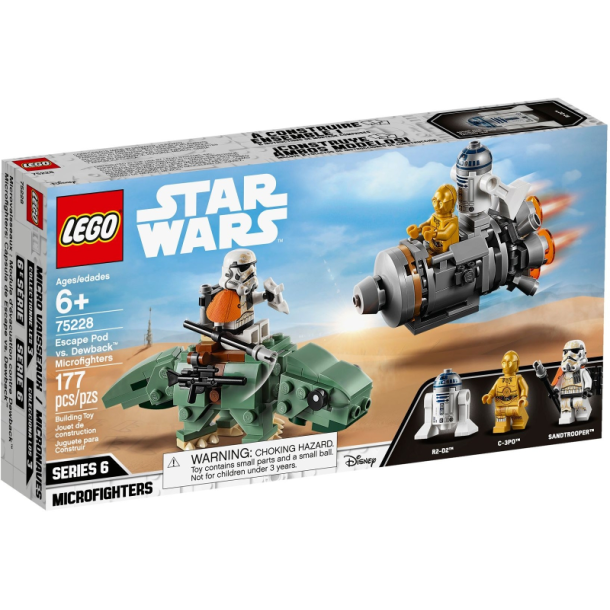 Escape Pod vs. Dewback Microfighters (75228)