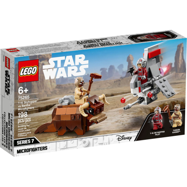 T-16 Skyhopper vs Bantha Microfighters (75265)