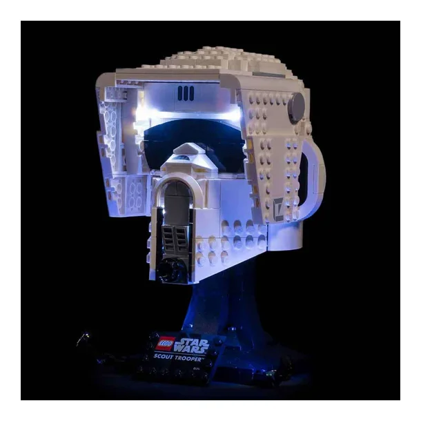 Scout Trooper Helmet Light Kit for #75305