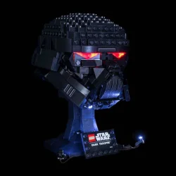 Dark Trooper Helmet Light Kit for #75343