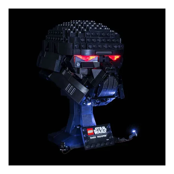 Dark Trooper Helmet Light Kit for #75343