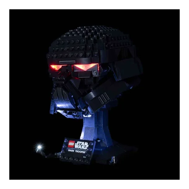 Dark Trooper Helmet Light Kit for #75343