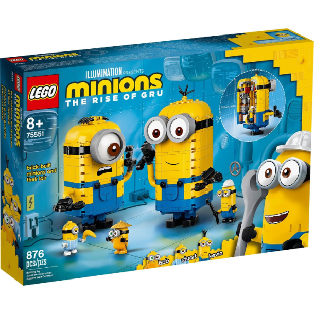 Brick-Built Minions and Their Lair (75551)