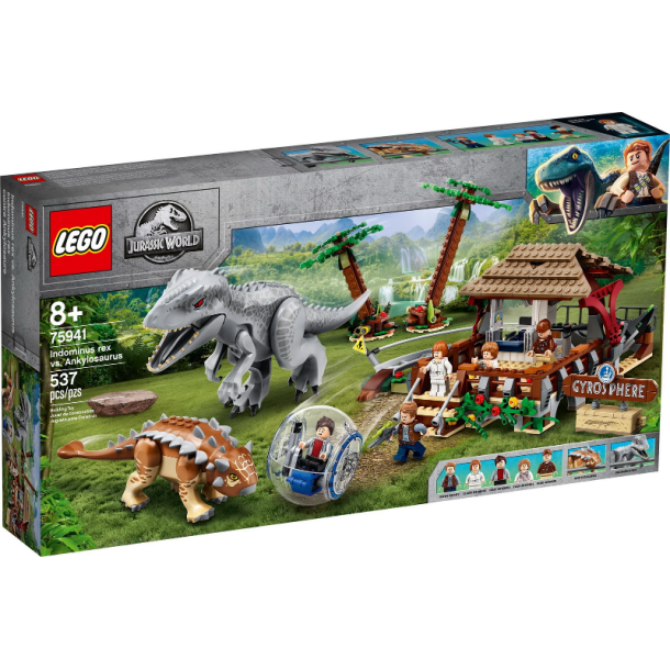 Indominus rex mod ankylosaurus (75941)