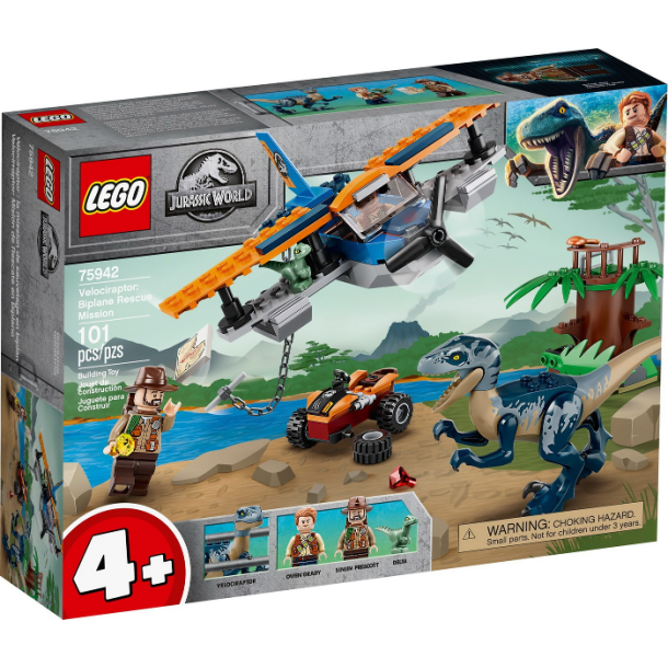Velociraptor: Biplane Rescue Mission (75942)