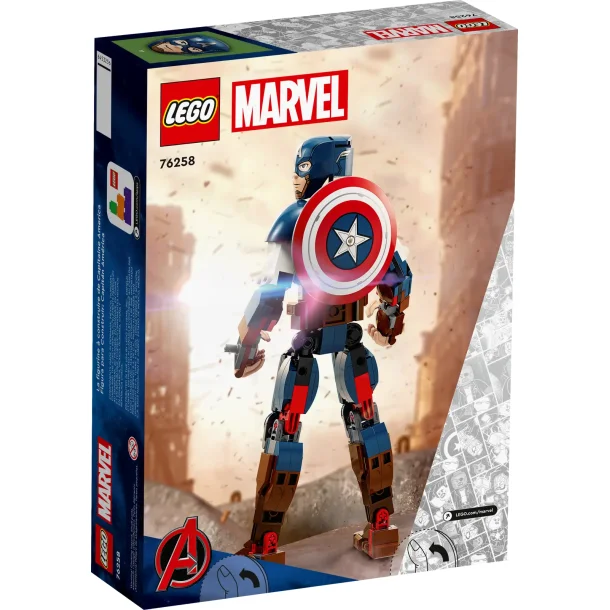 Byg-selv Figur af Captain America (76258)