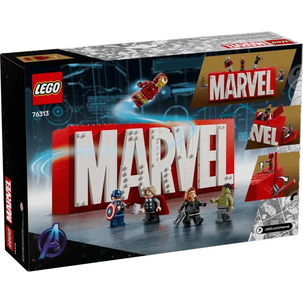 MARVEL-logo og minifigurer (76313)