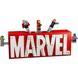 MARVEL-logo og minifigurer (76313)