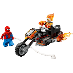 Spider-Man mod Ghost Rider p� motorcykel (76335)
