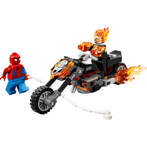 Spider-Man mod Ghost Rider p� motorcykel (76335)