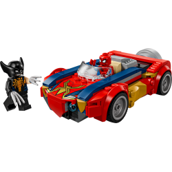 Spider-Man-bil mod venomiseret Wolverine (76336)