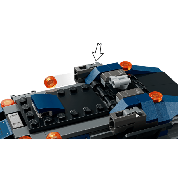 Spider-Mans f�ngselstransport-jagt (76349)