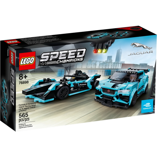 Formula E Panasonic Jaguar Racing GEN2 Car &amp; Jaguar I-PACE eTROPHY (76898)