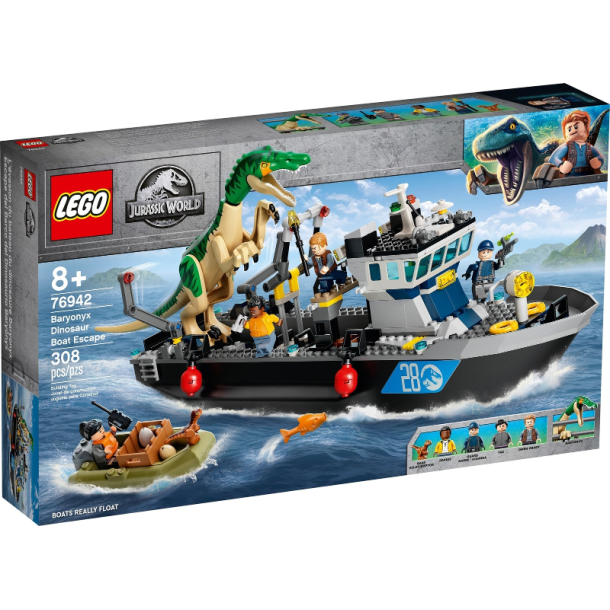 Baryonyx Dinosaur Boat Escape (76942)