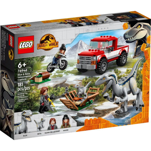 Blue and Beta Velociraptor Capture (76946)