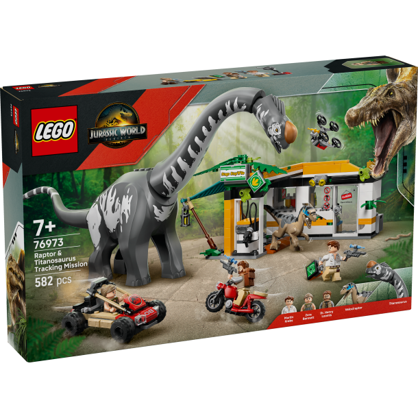 Sporingsmission: Raptor og titanosaurus (76973)