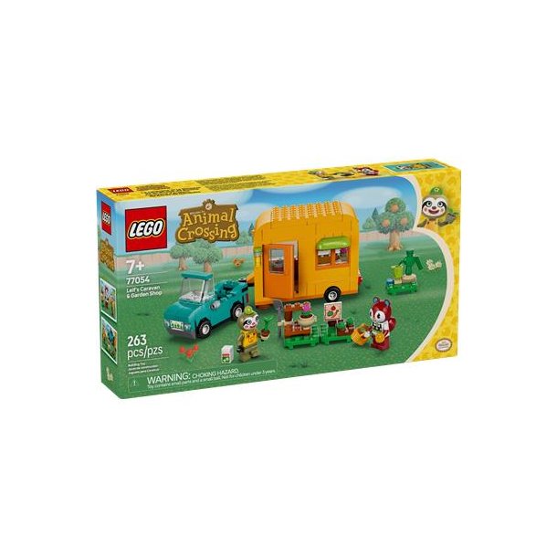 LEGO Animal Crossing - Leif med campingvogn og havebutik (77054)_boxfront