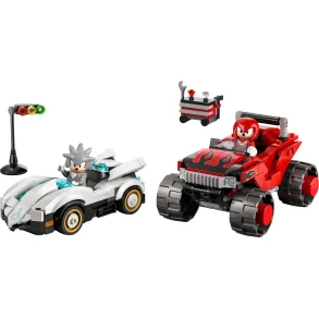 Silvers bil mod Knuckles' monstertruck (77118)