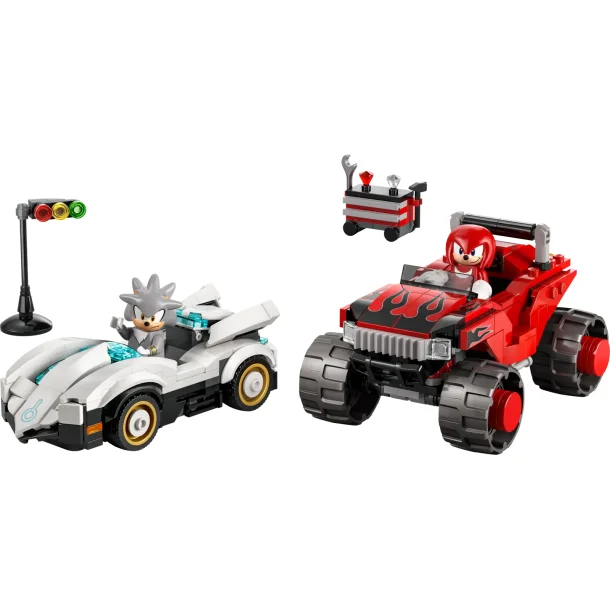 Silvers bil mod Knuckles' monstertruck (77118)