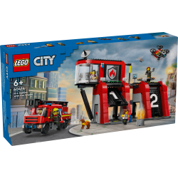 Brandstation med brandbil (60414)