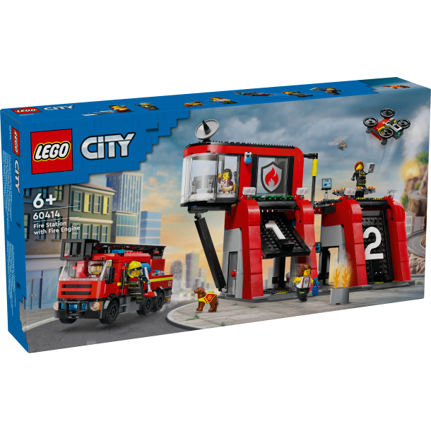 Brandstation med brandbil (60414)