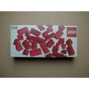 838 - Red Roof Bricks Parts Pack, 45 degrees