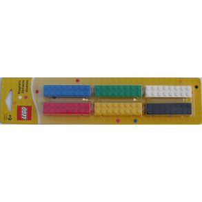 Magneter - 6 stk 2x8 Bricks (850432)