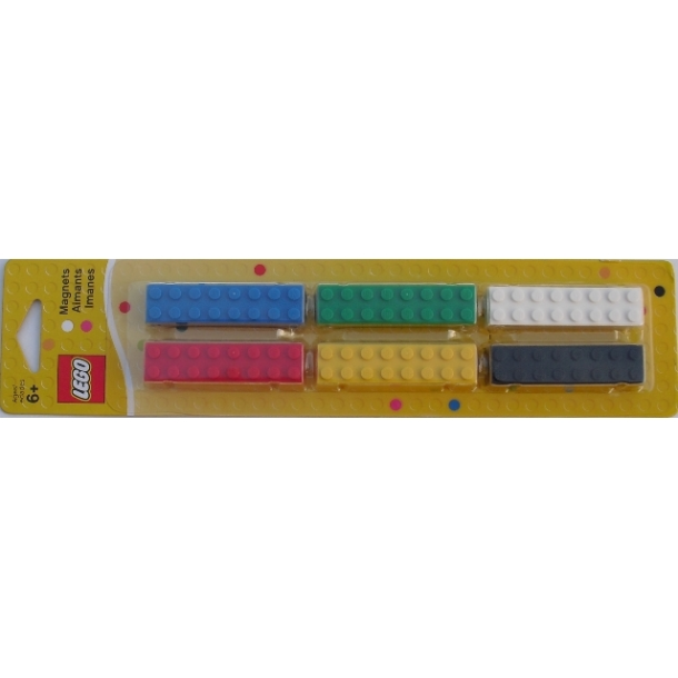 Magneter - 6 stk 2x8 Bricks (850432)