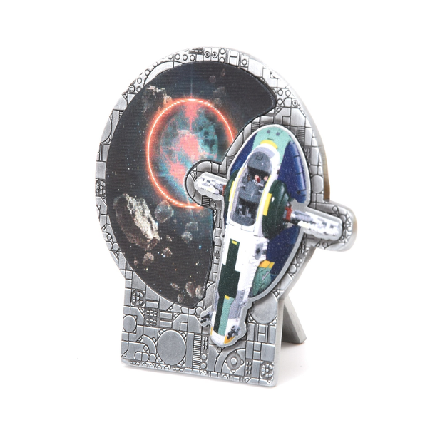 Jango Fetts Firespray-klasse stjerneskib Lenticular Coin (5009550)