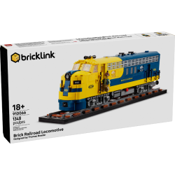 Brick Railroad Locomotive (910066)