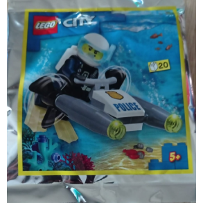 Police Diver with Underwater Scooter Foilpack (952208)