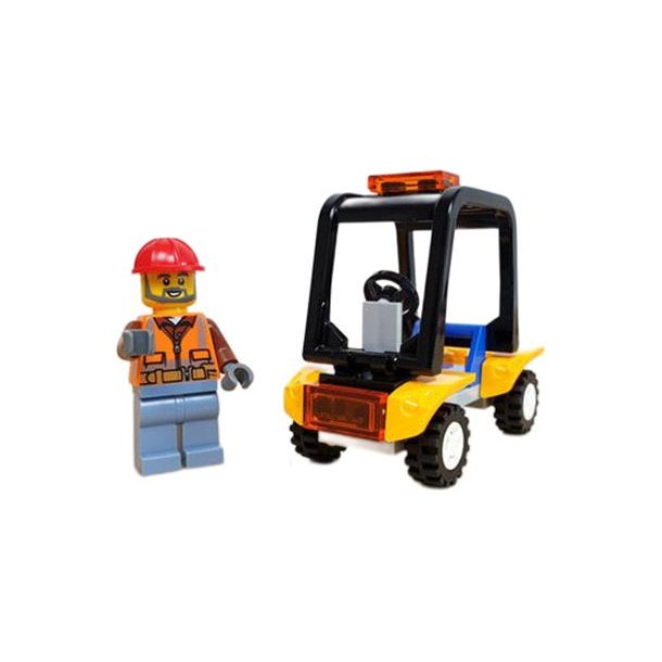 LEGO City - Lufthavnsmedarbejder med servicebil (952306)