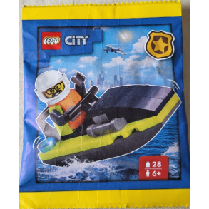 Police Officer with Jet Ski Paperbag (952408)