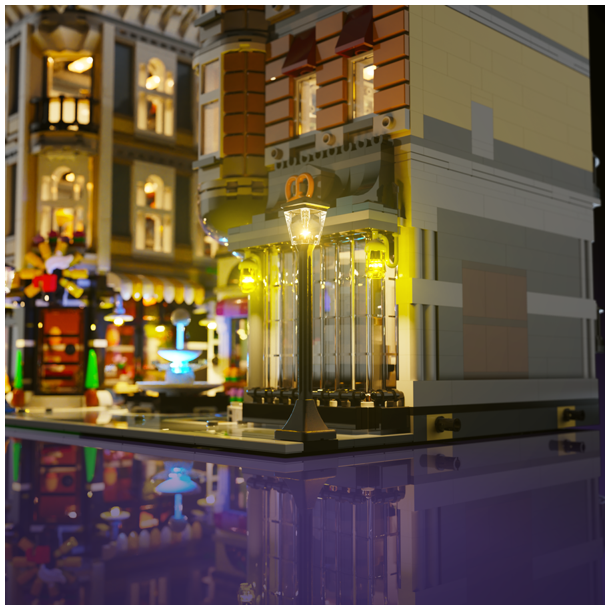 LMB 2.0 Light Kit for LEGO Assembly Square #10255