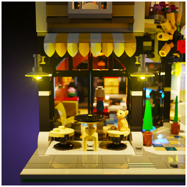 LMB 2.0 Light Kit for LEGO Assembly Square #10255