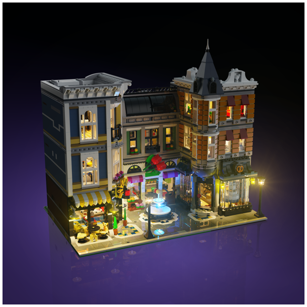 LMB 2.0 Light Kit for LEGO Assembly Square #10255