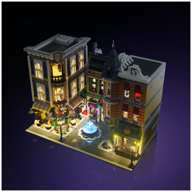 LMB 2.0 Light Kit for LEGO Assembly Square #10255