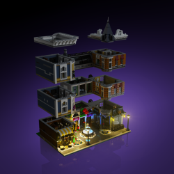 LMB 2.0 Light Kit for LEGO Assembly Square #10255