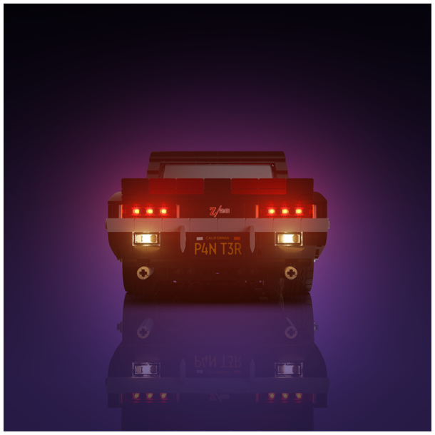 LMB 2.0 Light Kit for LEGO Chevrolet Camaro Z28 #10304