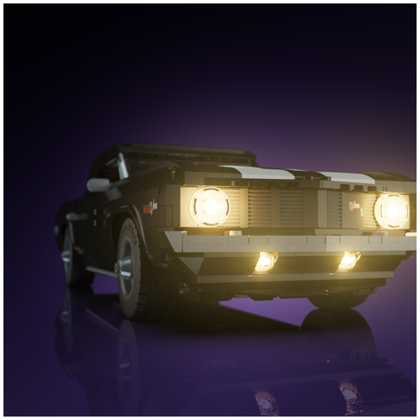 LMB 2.0 Light Kit for LEGO Chevrolet Camaro Z28 #10304