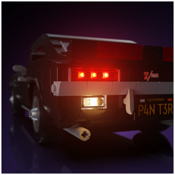 LMB 2.0 Light Kit for LEGO Chevrolet Camaro Z28 #10304