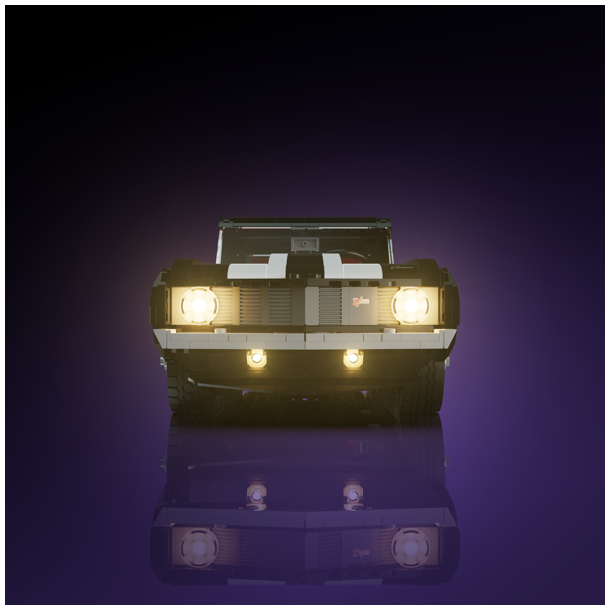 LMB 2.0 Light Kit for LEGO Chevrolet Camaro Z28 #10304