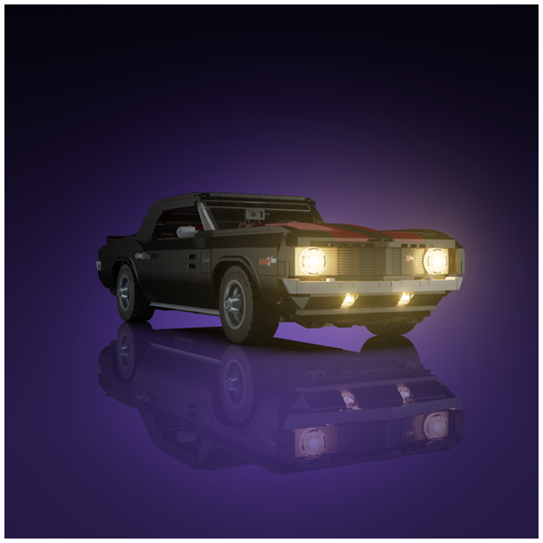 LMB 2.0 Light Kit for LEGO Chevrolet Camaro Z28 #10304