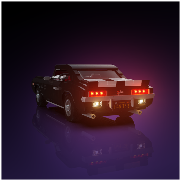 LMB 2.0 Light Kit for LEGO Chevrolet Camaro Z28 #10304