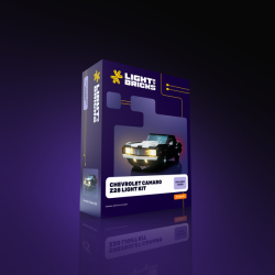LMB 2.0 Light Kit for LEGO Chevrolet Camaro Z28 #10304