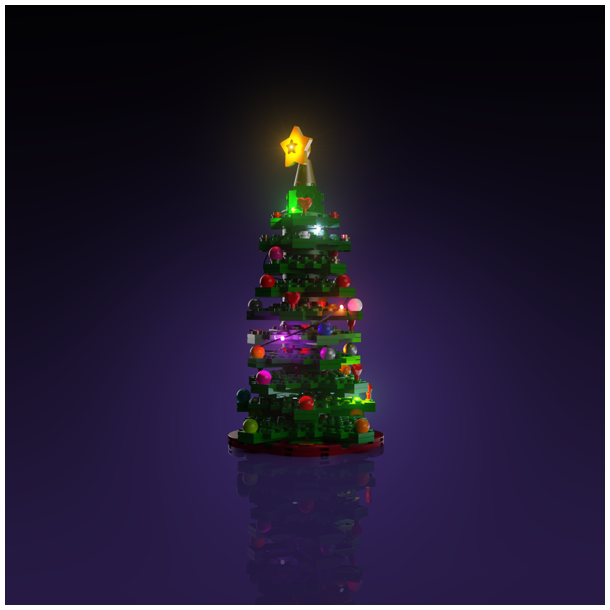LMB 2.0 Light Kit for LEGO Christmas Tree #40573
