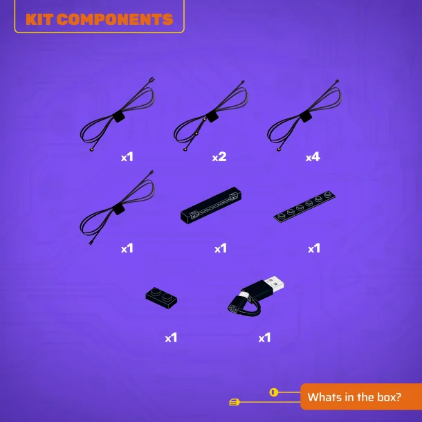 LMB 2.0 Light Kit for LEGO Time Machine from Back To The Future #77256