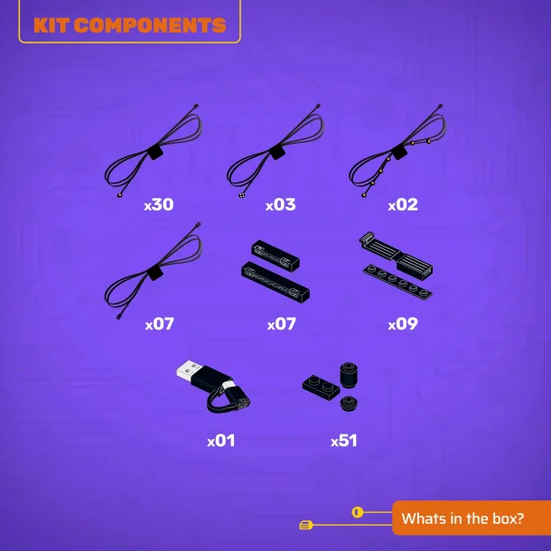 LMB 2.0 Light Kit for LEGO Batcave - Shadow Box #76252